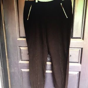 Alfani Zipper Pockets Black Pants comfy 14 so now urban go-to classic norm core